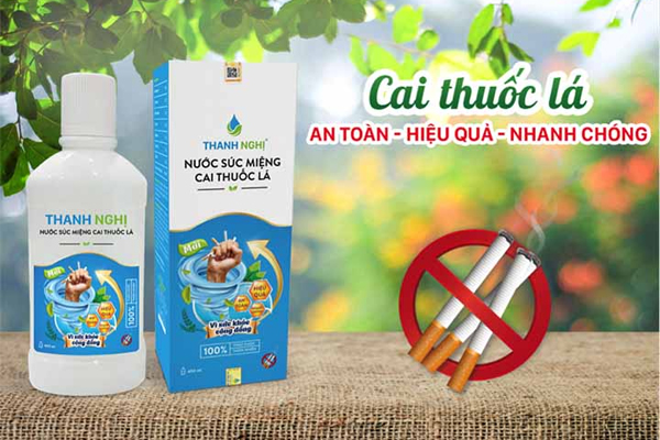 Nước súc miệng cai nghiện thuốc lá Thanh Nghị