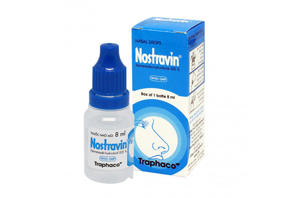 Thuốc nhỏ mũi Nostravin trị viêm xoang