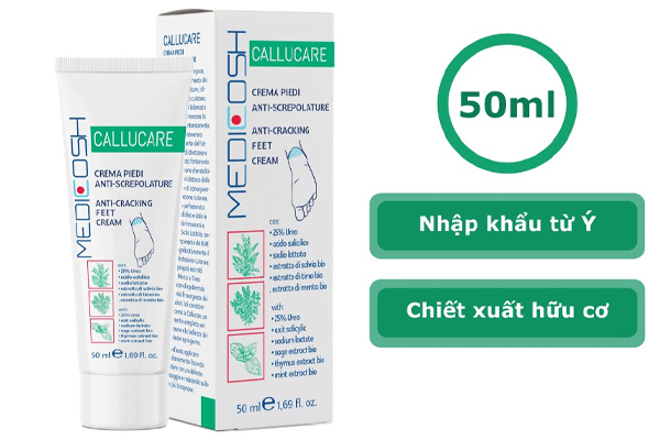 Kem trị nứt gót chân Medicosh Callucare